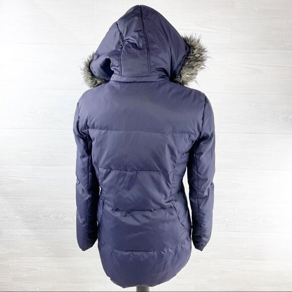 Anne Klein Down Faux Fur Hooded Puffer Coat - Picture 5 of 12